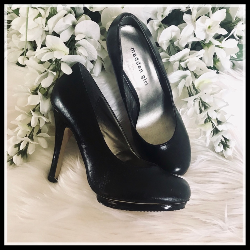 NEW▪️Black Madden Girl Storrk Pumps